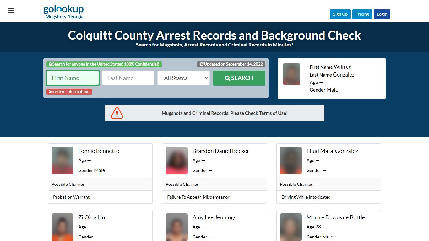 Colquitt County Mugshots, Colquitt County Arrest Records - GoLookUp